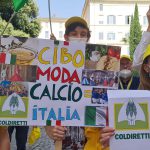 Europei: flash mob Coldiretti accoglie Azzurri al Quirinale